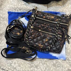 MZ Wallace Tortoise Downtown Crossbody